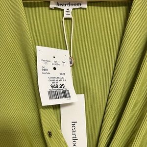 Heart loom green dress